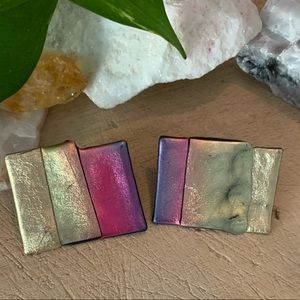 Vintage Handmade Post Earrings